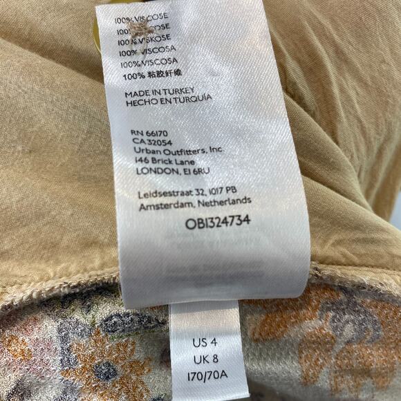 by ANTHROPOLOGIE Size 4 Floral Smocked Balloon Leg Pants Zip Fly Multicolor - Picture 11 of 12